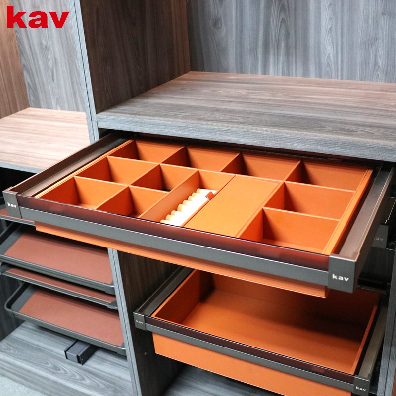 衣帽间五金衣柜百宝盒饰品首饰分类格子抽衣帽间收纳多宝格抽屉配件