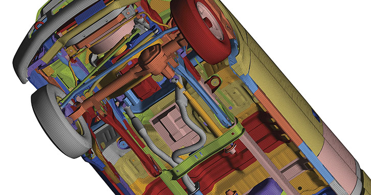整车装配底视图 整车装配底视图