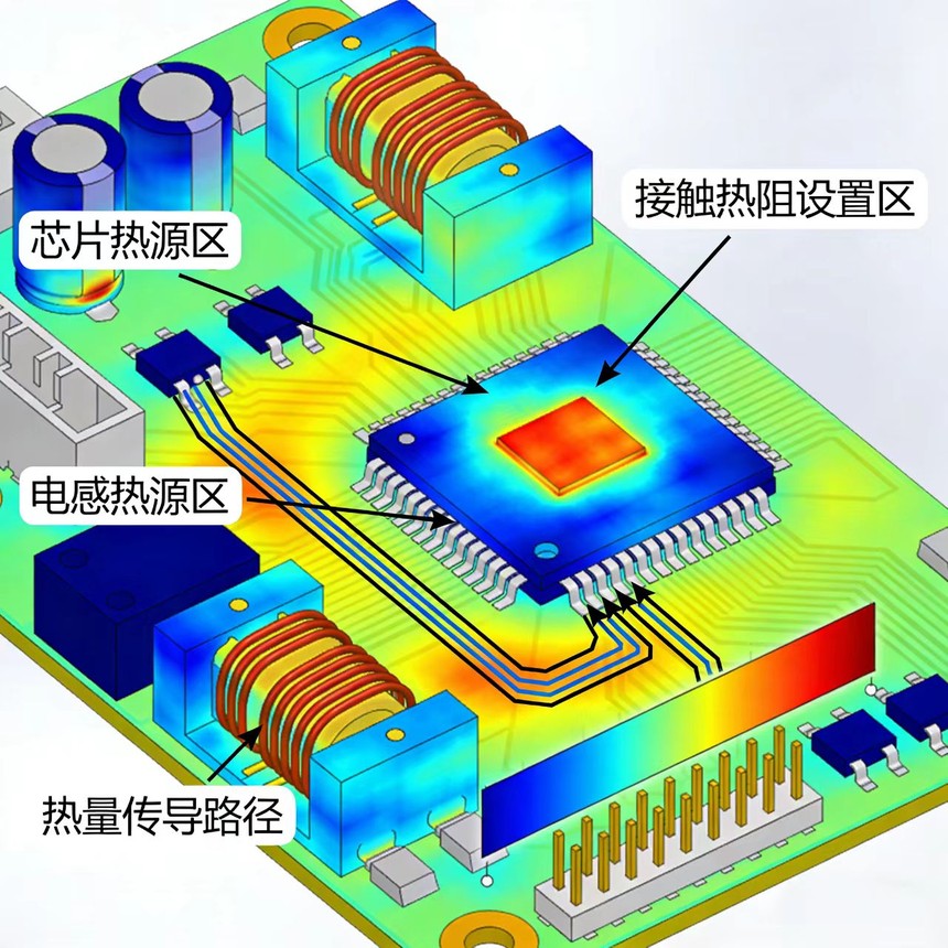 PCB �����¶ȳ����������ͼ_ɢ�ȷ���������Ʒ���